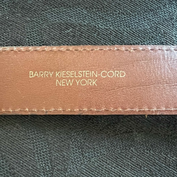 Barry Kielselstein-Cord Vintage Belt with silver buckle. - Picture 4 of 4